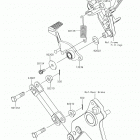 Ninja 1000 Педаль тормоза