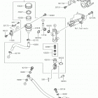 Ninja 300 (EX300AHF) Задний торм цилиндр