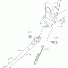 Ninja 300 (EX300AHF) Подножка