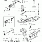 Ninja ZX-6R ABS Замок зажигания  /  замки  /  отражатели