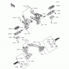 Z900 (ZR900-AHF) Подножки