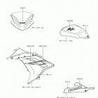 Ninja 300 (EX300AHF) Decals(white)(ahf)