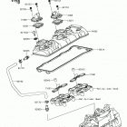 Ninja ZX-6R Крышка головки цилиндров