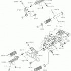 W800 CAFE Подножки