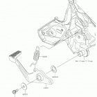 Versys 650 ABS Педаль тормоза