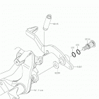 KLX140 Педаль тормоза