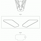 Z900 ABS Accessory(tank pads and meter film)