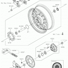 Z900RS ABS Заднее колесо  /  цепь