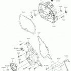 KLX110L Крышки двигателя