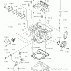 KLX250 Головка цилиндров