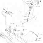 KLX300R Задний торм цилиндр