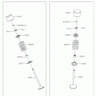 KLX300R Клапана