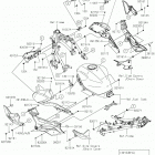 Z400 ABS Обтекатель нижний