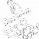 KLX300R Крепление двигателя