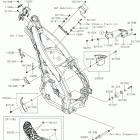 KX250 Рама ,крепежные детали