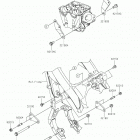 KX250 Крепление двигателя