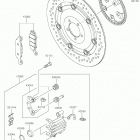 W800 Передний тормоз
