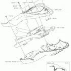 Z900 ABS Обтекатель сидения