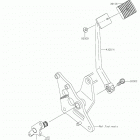 VULCAN 900 CUSTOM Педаль тормоза
