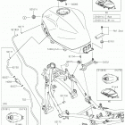 Ninja 400 Топливный бак