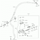 KLX300R Главный тормозной цилиндр