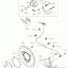 W800 Задний тормоз