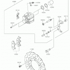KLX230R Передний тормоз