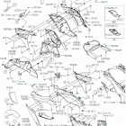 Ninja 1000SX Обтекатель нижний
