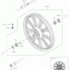 VULCAN 900 CUSTOM Переднее колесо