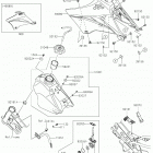 KLX110 Топливный бак