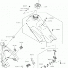 KLX140 Топливный бак