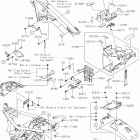W800 CAFE Рама ,крепежные детали