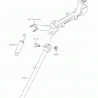 KLX110L Подножка