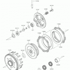 KX100 Сцепление
