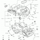 W800 CAFE Картер двигателя