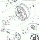 Z900 ABS Заднее колесо  /  цепь