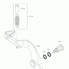 KX100 Педаль тормоза