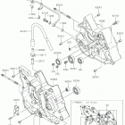 KLX110 Картер двигателя