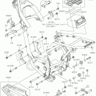 KLX140G Рама ,крепежные детали
