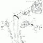 KLX140G Распредвал(ы)  /  натяжитель