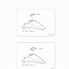 KLX300R Лейбл предостережения