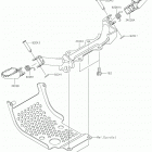 KLX110 Подножки