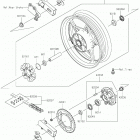 Z400 ABS Заднее колесо  /  цепь