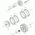 KX250 Сцепление