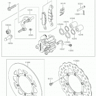 KX100 Передний тормоз