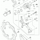 KX450 Задний тормоз