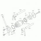 KLX110L Шестерни   /  вилки переключения