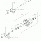 KLX300R Переднее колесо