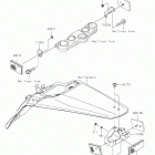 KLX140G Отражатели