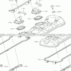 Ninja 1000SX Крышка головки цилиндров